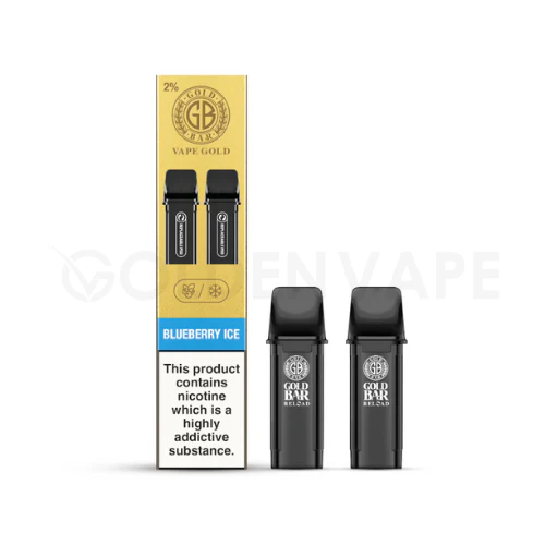 Blueberry Ice Prefilled Pods By Gold Bar Reload