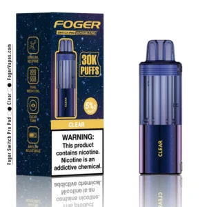 Clear Foger Switch Pro Pod 30K Puffs